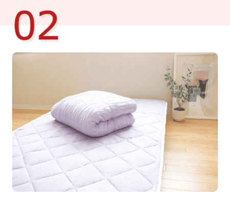 健康寝具・百歳掛け布団(ラベンダー)