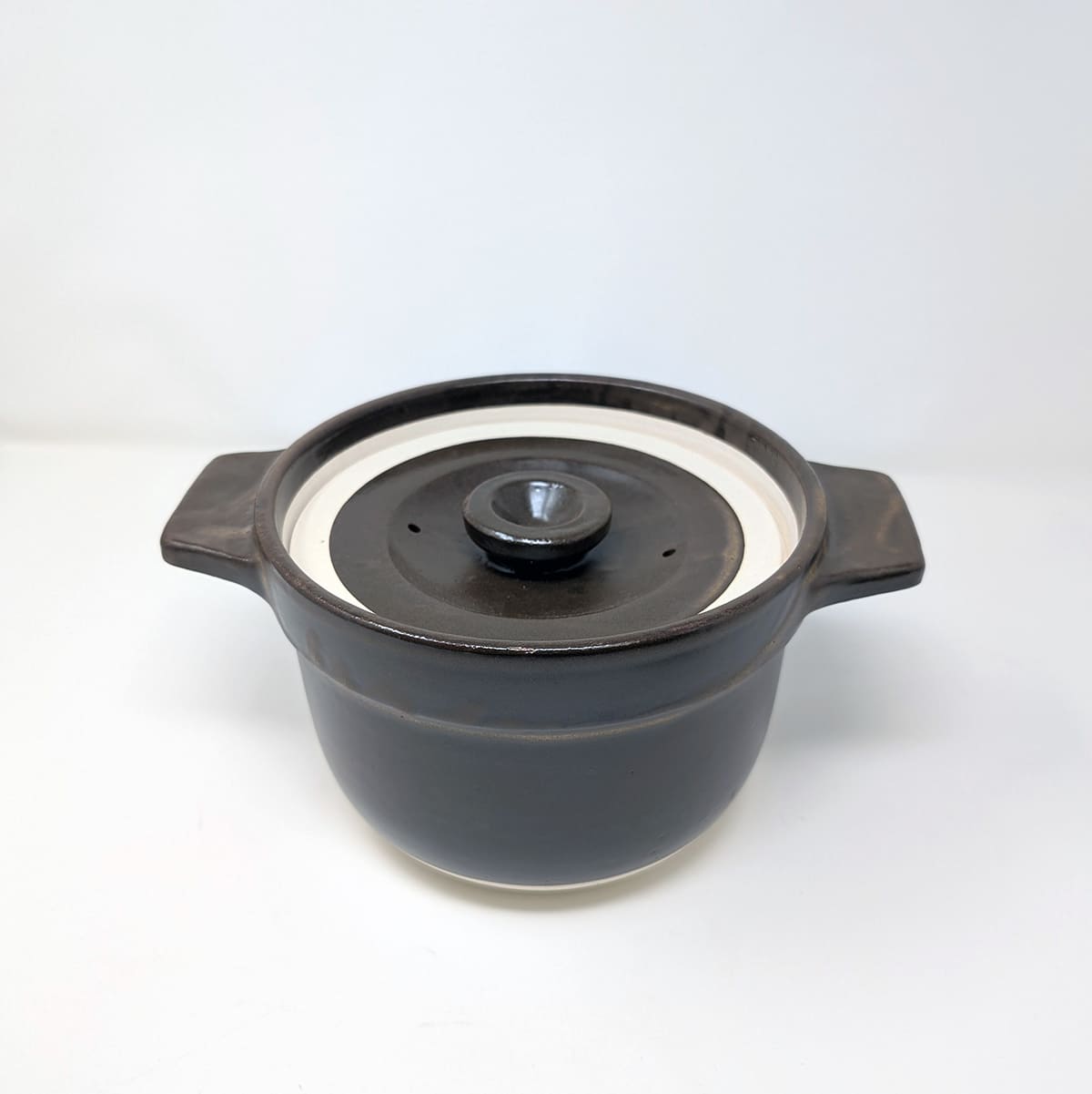 30%OFF:笠間焼-土鍋三合炊き/中蓋付(取手角NRDT)