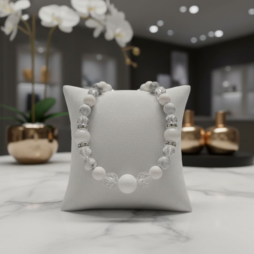 6月誕生石ムーンストーン 天然石 ブレスレット レディース アクセサリー(TW)【浄化用WhiteSageのお香プレゼント】