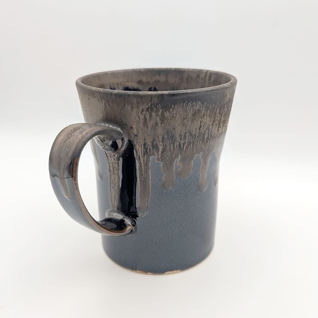 波佐見焼:FFD飴釉渕金泥Folk Designマグコーヒーカップ　日本製(HDZA)